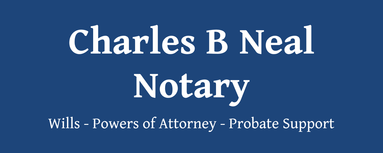 Charles B Neal Notary Logo